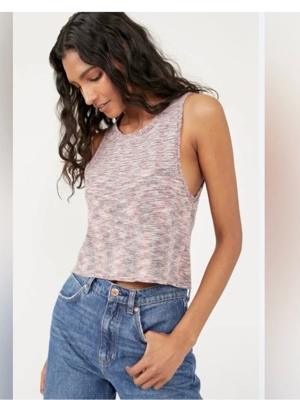 Free People Best of Us Sweater Tank- NWT